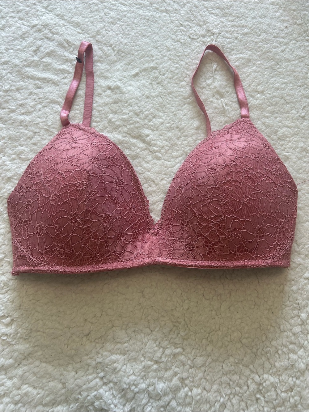 kathy ireland Lace T-Shirt Bra - Rose Pink